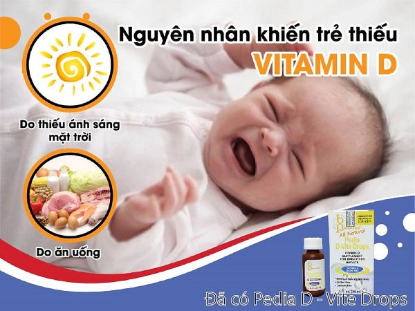 Vitamin D cho trẻ sơ sinh