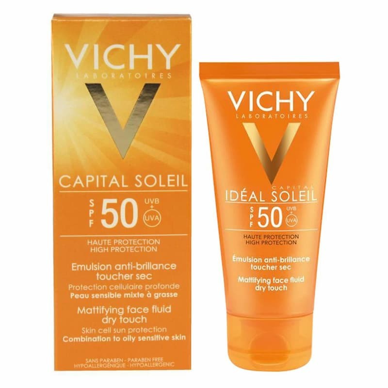 Kem Chống Nắng Vichy Ideal Soleil Mattifying Dry Touch Face Fluid SPF 50