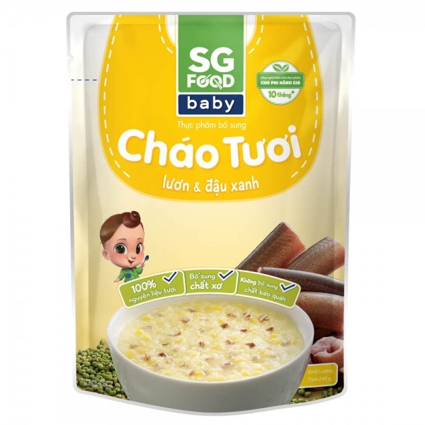 Lốc 6 - Cháo tươi baby SG Food