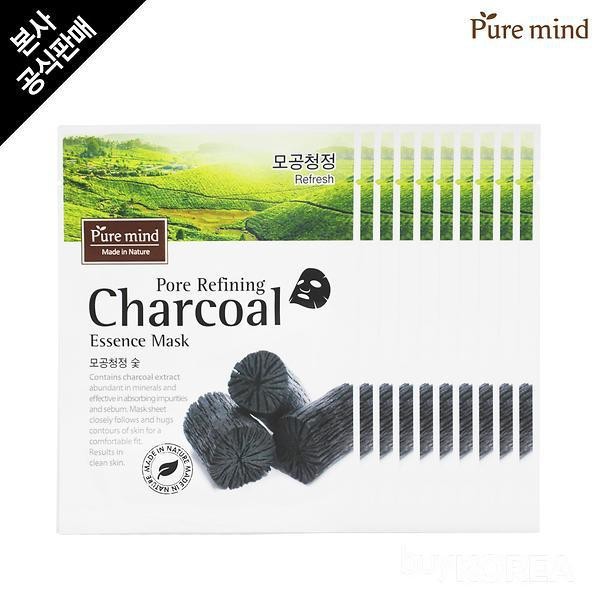 Mặt nạ than hoạt tính Pure Mind Pore Refining Charcoal Essence Mask