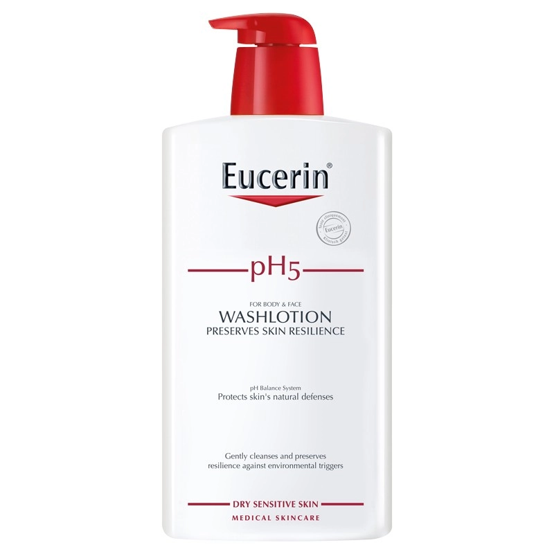 Sữa tắm cho da nhạy cảm Eucerin pH5 for Body & Face Washlotion