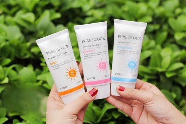 kem chống nắng hóa học