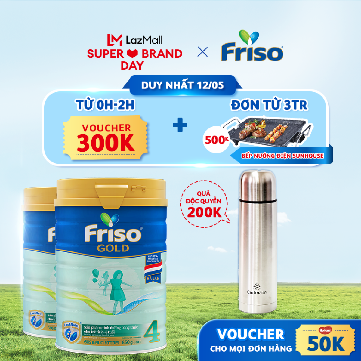 Friso lazada khuyến mãi