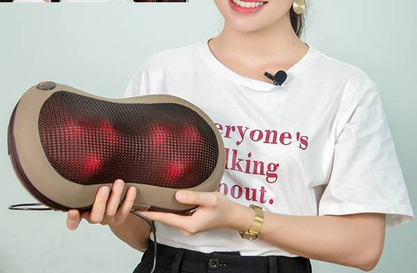 Gối massage hồng ngoại