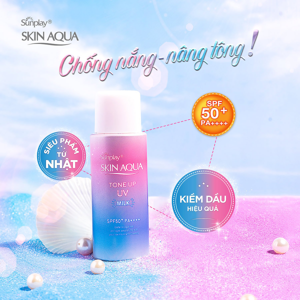 kem chống nắng skin aqua cho da dầu