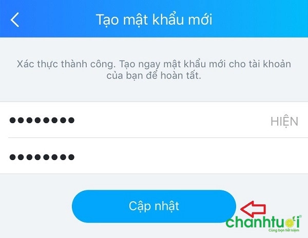 Quên mật khẩu Zalo