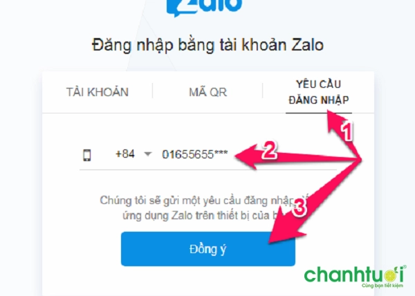 Quên mật khẩu Zalo