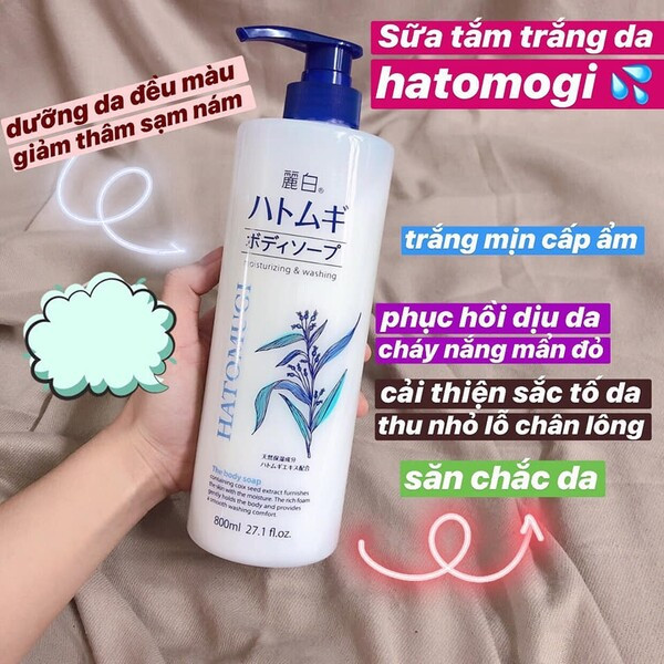sữa tắm trắng da