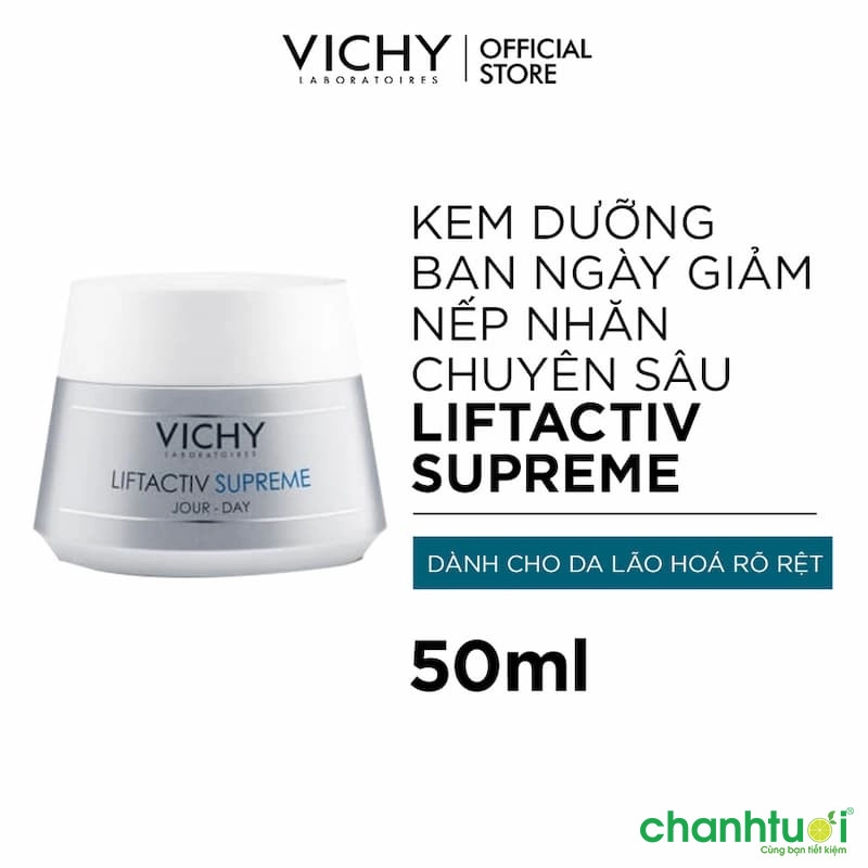 Kem Dưỡng Giúp Ngăn Ngừa Các Dấu Hiệu Lão Hóa Và Làm Săn Chắc Da (Ban Ngày) Vichy Liftactiv Supreme Day Cream