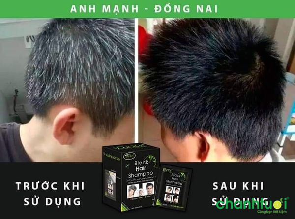 dầu gội đen tóc