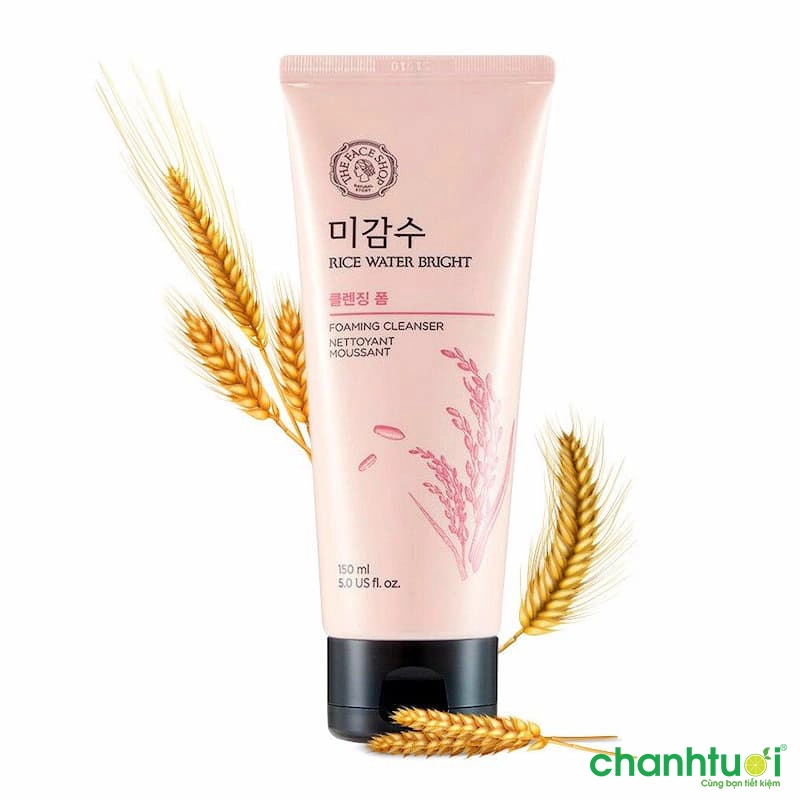 Sữa rửa mặt sáng da The Face Shop Rice Water Bright Cleaning Foam