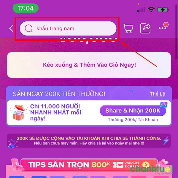 Điền sản phẩm của bạn ở trên