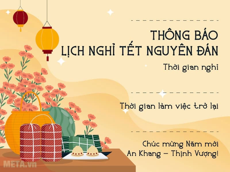 Tổng hợp mẫu thông báo nghỉ Tết Nguyên Đán 2022 mới nhất 5 thong bao nghi tet 5.jpg