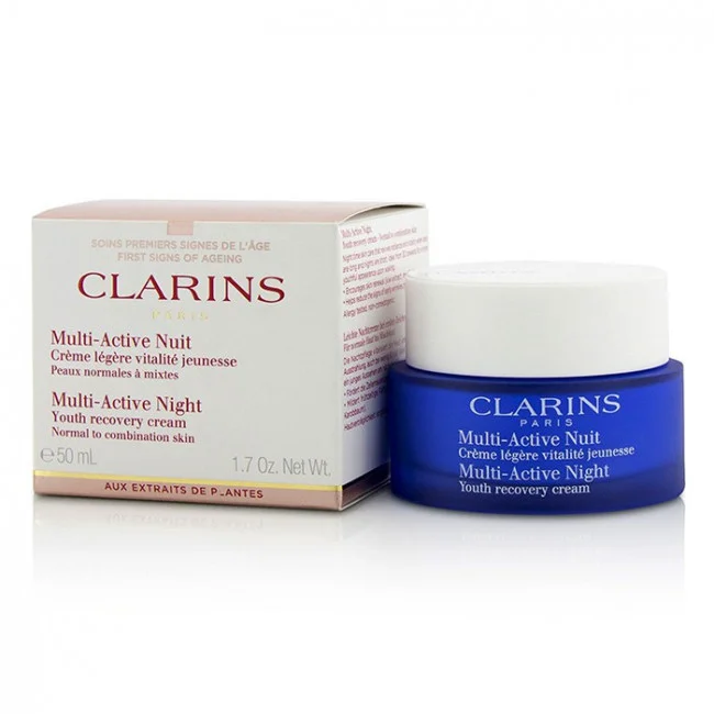 Clarins Multi Active Night Youth Recovery Cream for Normal to Combination Skin