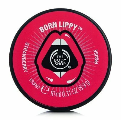 The Body Shop Born Lilly Lip Balm Pot Strawberry
