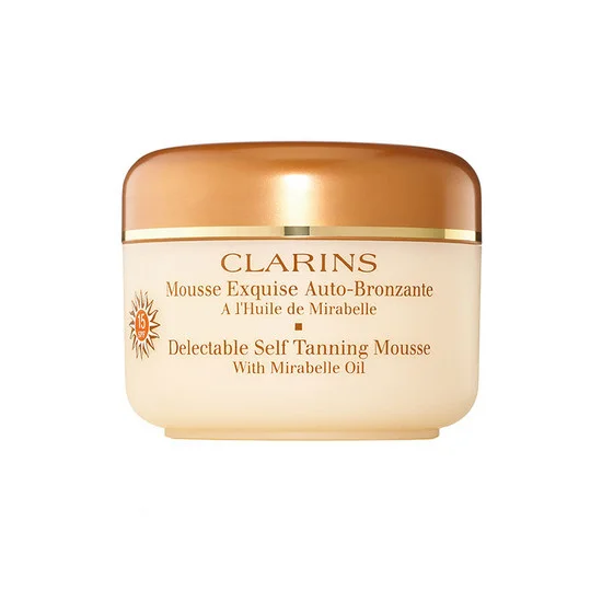 Clarins Delectable Self Tanning Mousse with Mirabelle Oil SPF 15