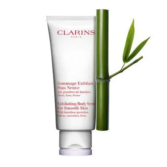 Clarins Smoothing Body Scrub For a New Skin With Bamboo Powders
