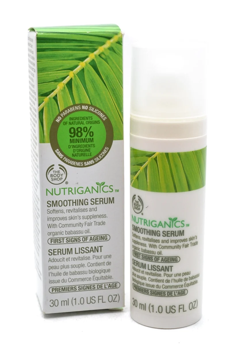 Tinh chất The Body Shop Nutriganics Smoothing Serum