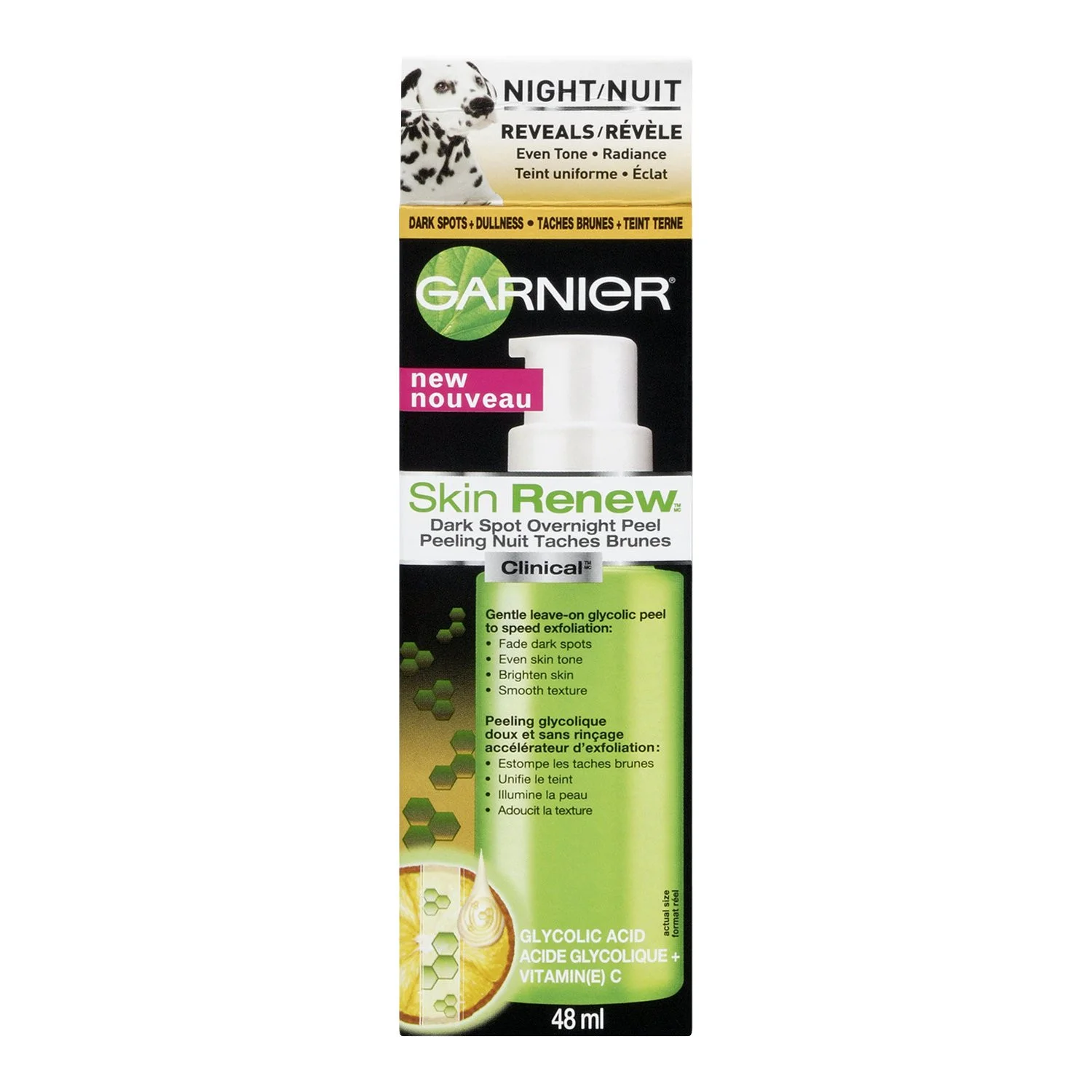 Tinh chất dưỡng da Garnier Nutritioniste Skin Renew Dark Spot Overnight Peel
