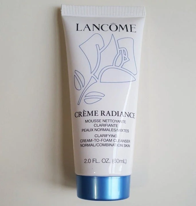 Lancome Creme Radiance Clarifying Cream to Foam Cleanser for Normal Combination Skin