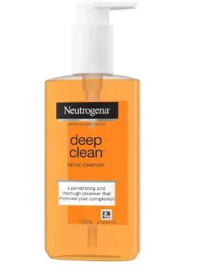 Neutrogena Deep Clean Facial Cleanser for Normal to Oily Skin