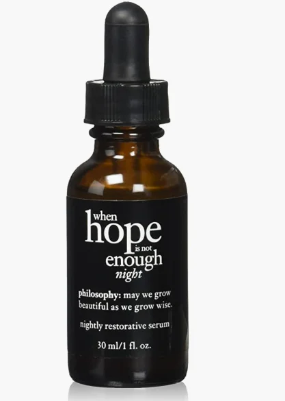 philosophy when hope is not enough night nightly restorative serum