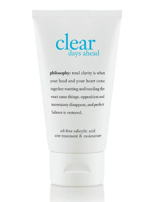 Kem dưỡng ẩm Philosophy clear days ahead oil free salicylic acid acne treatment & moisturizer
