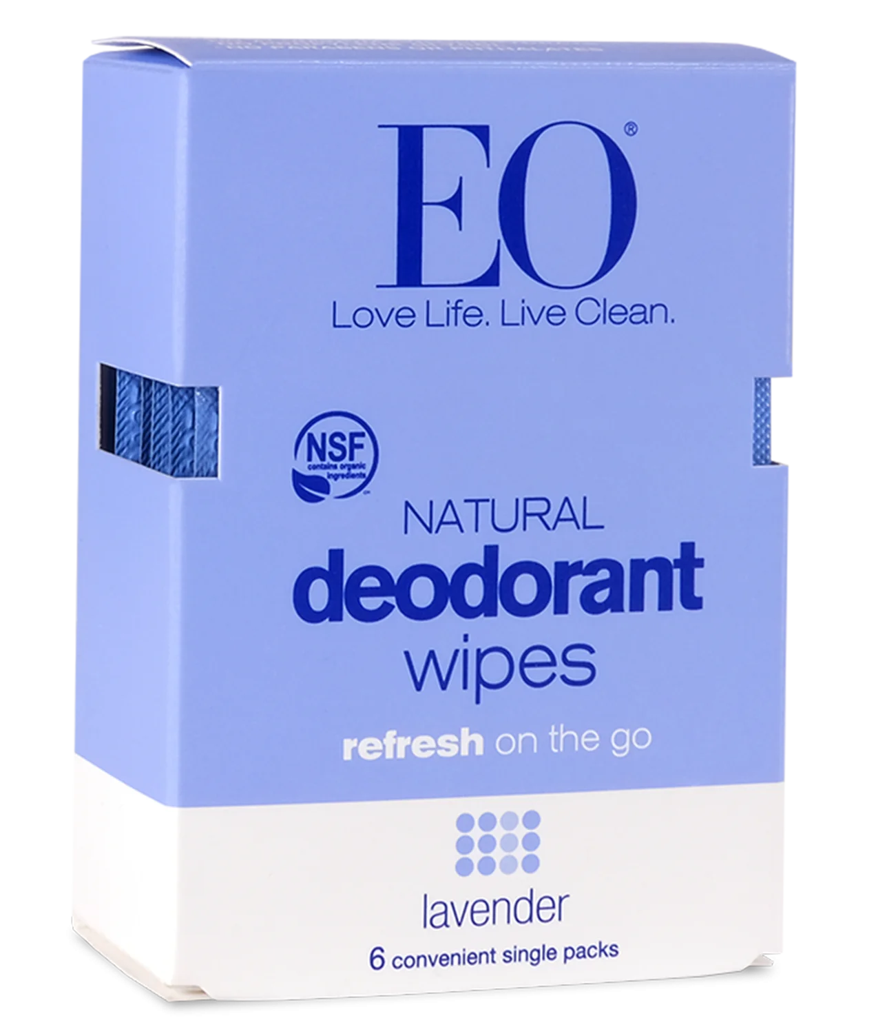 Khăn lau EO Organic Ddorant Wipe Lavender