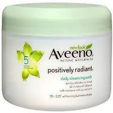 Aveeno Positively Radiant Daily Cleansing Pads