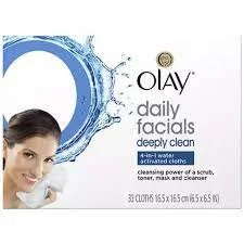 Olay Daily Deeply Clean 4 in 1 Water Activated Cleansing Face Cloths