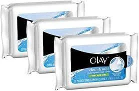 Khăn tẩy trang Olay Clean & Mild Make Up Remover Cloths