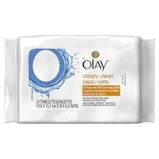 Olay Daily Facials Clearly Clean Oil Reducing Cleansing Cloths Citrus & Mint