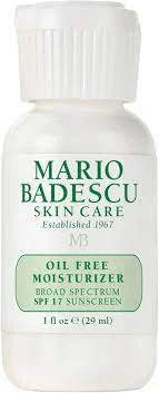 Mario Badescu Travel Size Oil Free Moisturizer SPF 17