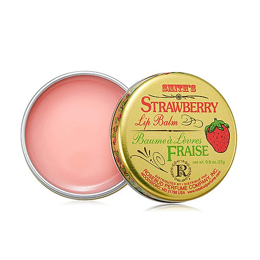 Thành phần Son dưỡng Rosebud Smith's Strawberry Lip Balm Tin