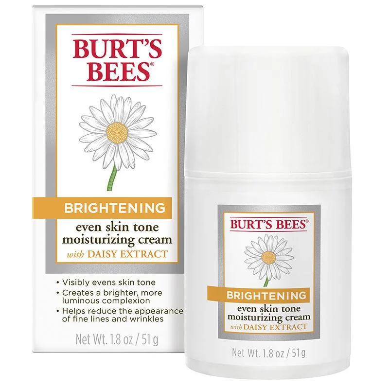 Kem dưỡng ẩm làm sáng và đều màu da Burt's Bees Brightening Even Skin Tone Moisturizing Cream