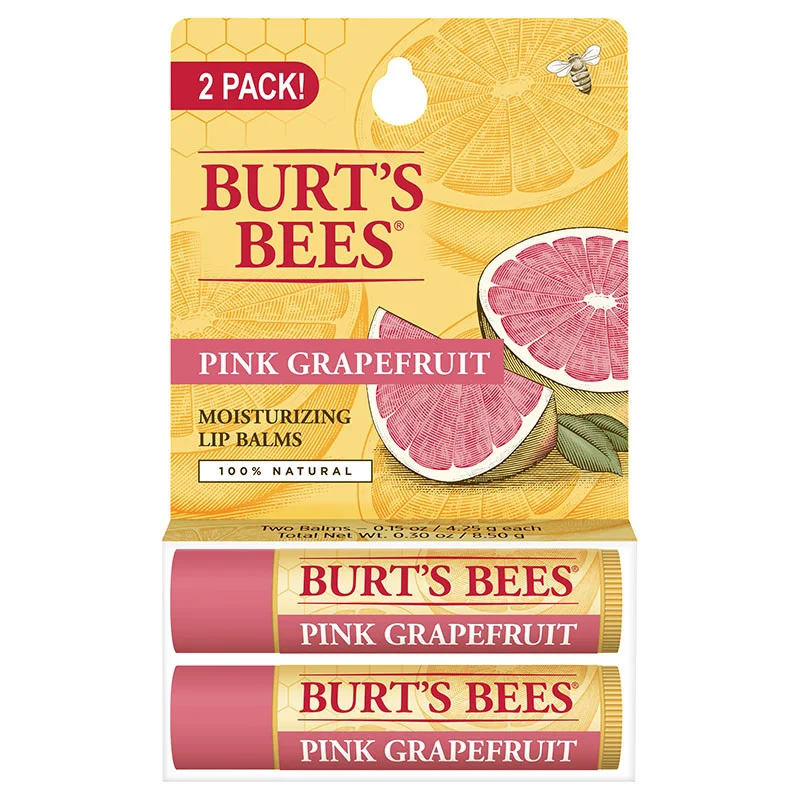 Burt's Bees Refreshing Lip Balm with Pink Grapefruit