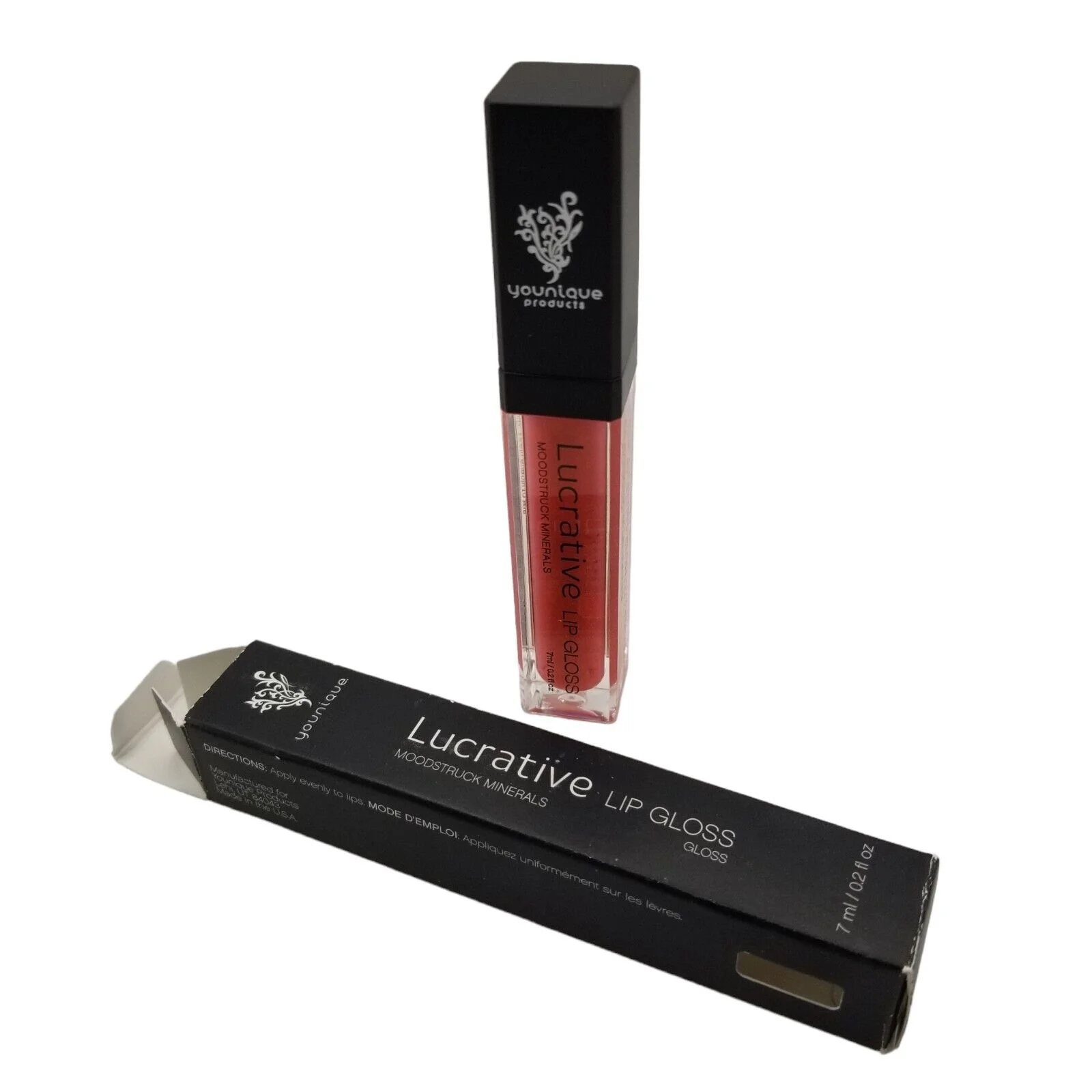 Son bóng thành phần tự nhiên Younique Moodstruck Minerals Lucrative Lip Gloss