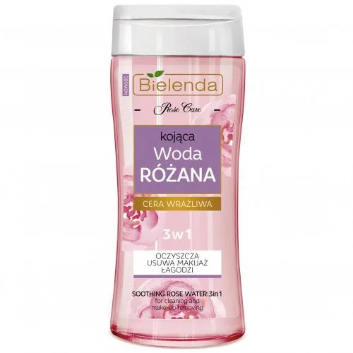 Bielenda Rose Care Woda Różana 3w1 Do Skóry Wrażliwej