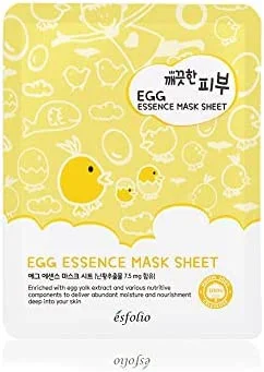 ESFOLIO Clean Skin Essence Mask Sheet (Egg)