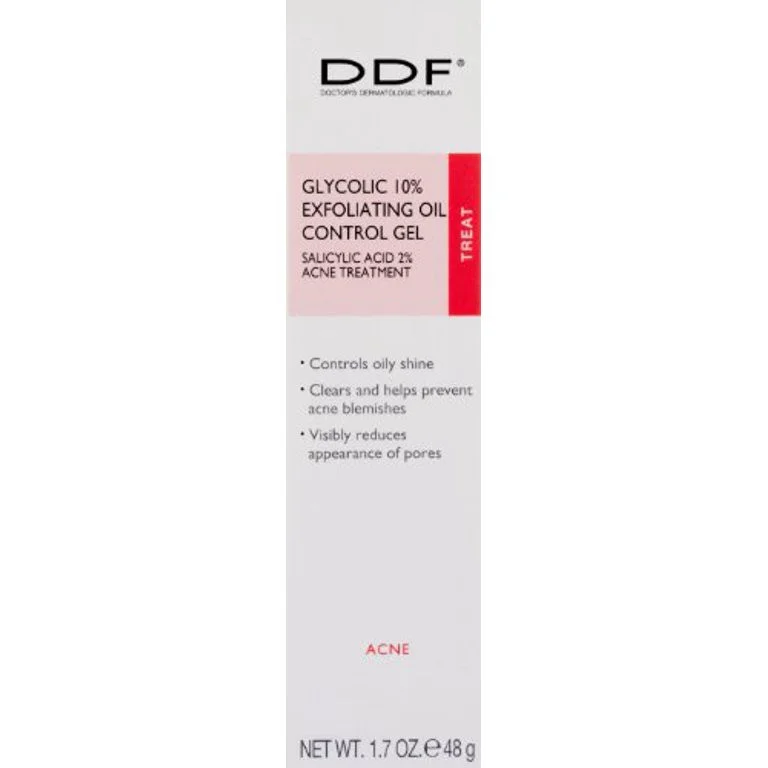 Gel tẩy tế bào chết kiểm soát dầu Glycolic 10% DDF - Doctor's Dermatologic Formula Glycolic 10% Exfoliating Oil Control Gel