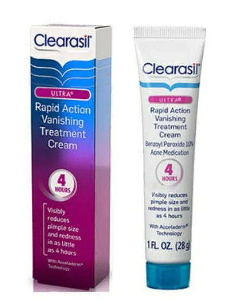 Kem hỗ trợ giảm mụn Clearasil Ultra Rapid Treatment Cream