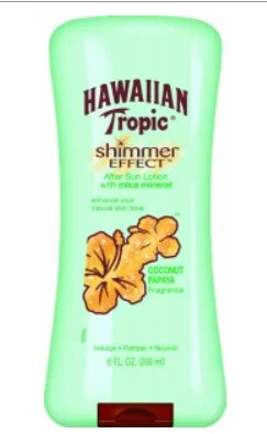 Kem dưỡng da cấp ẩm Hawaiian Shimmer Effect After Sun Moisturizer with Mica Minerals Coconut Papaya