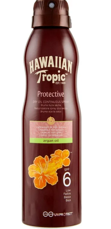 Hawaiian Tropic Dry Oil Continuous Spray SPF 6