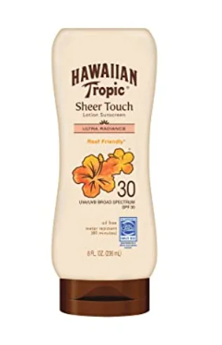 Hawaiian Tropic Sheer Touch Lotion Sunscreen Broad Spectrum SPF 30