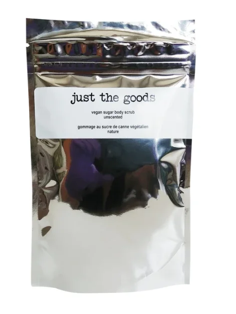 Muối thả bồn tắm Just the goods vegan salt body scrub unscented