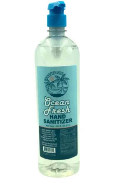 Nước rửa tay sát khuẩn Bahama Bo's Hand Sanitizer Ocean Fresh