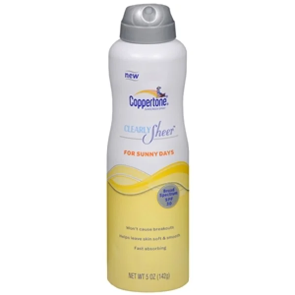 Xịt chống nắng Coppertone Clearly Sheer for Sunny Days Continuous Spray SPF 30