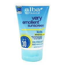 Alba Botanica Very Emollient Sunscreen Mineral Protection Kids SPF 30