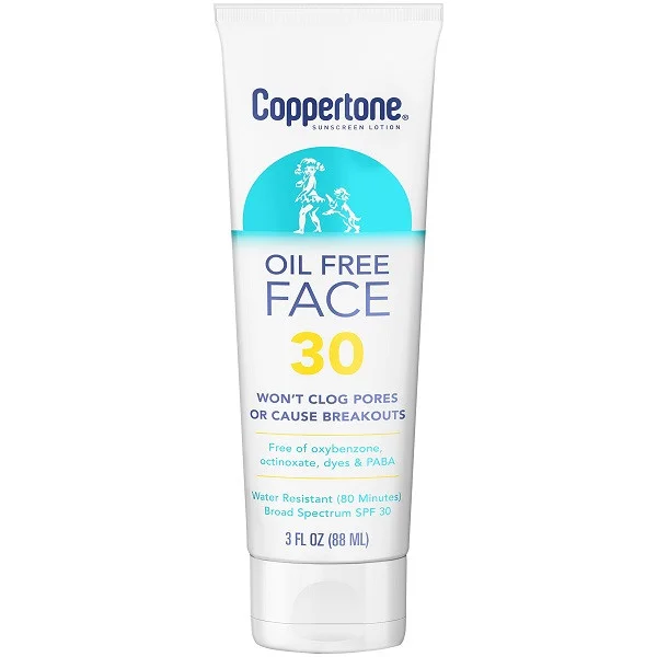 Kem chống nắng Coppertone Oil Free Faces Lotion SPF 30