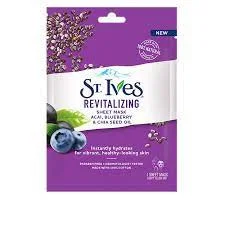 St Ives Revitalizing Acai Blueberry & Chia Seed Oil Sheet Mask